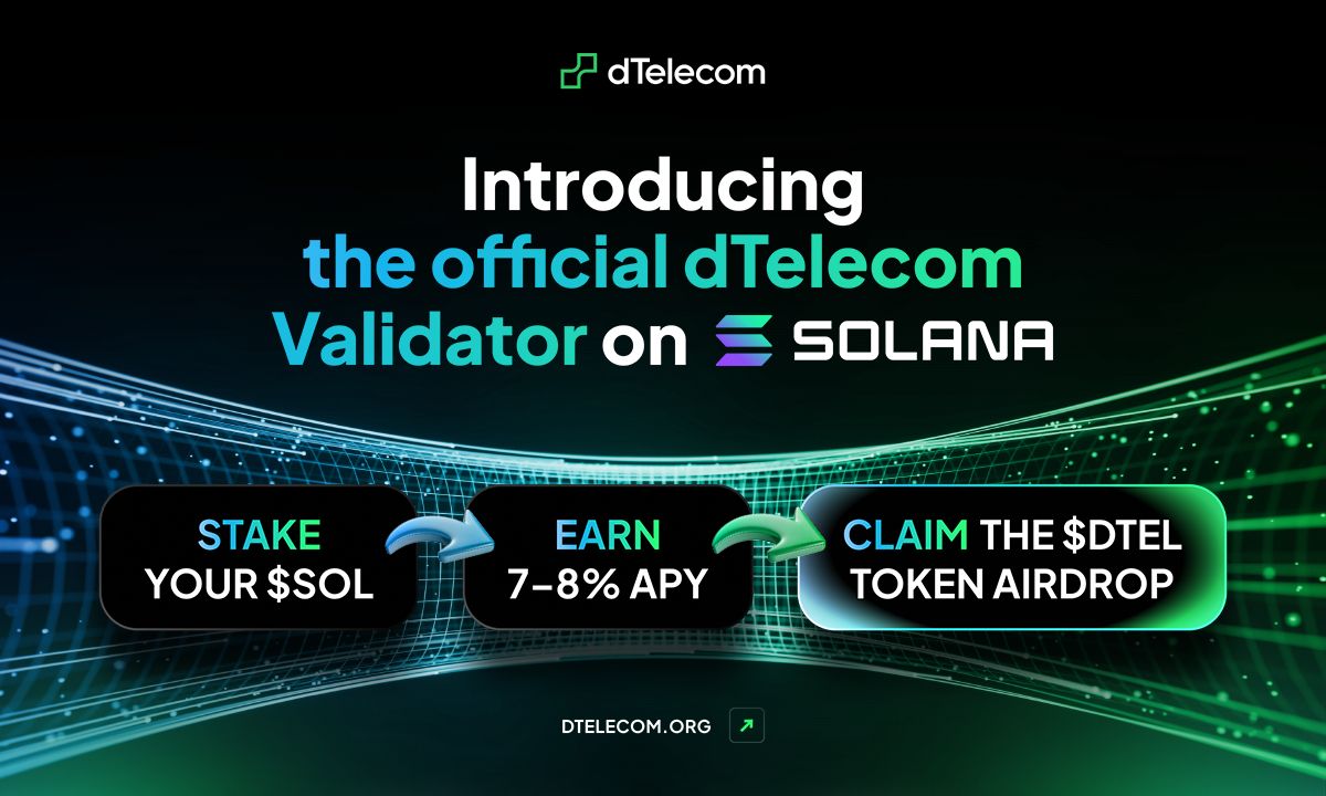 dTelecom Validator Launches on Solana