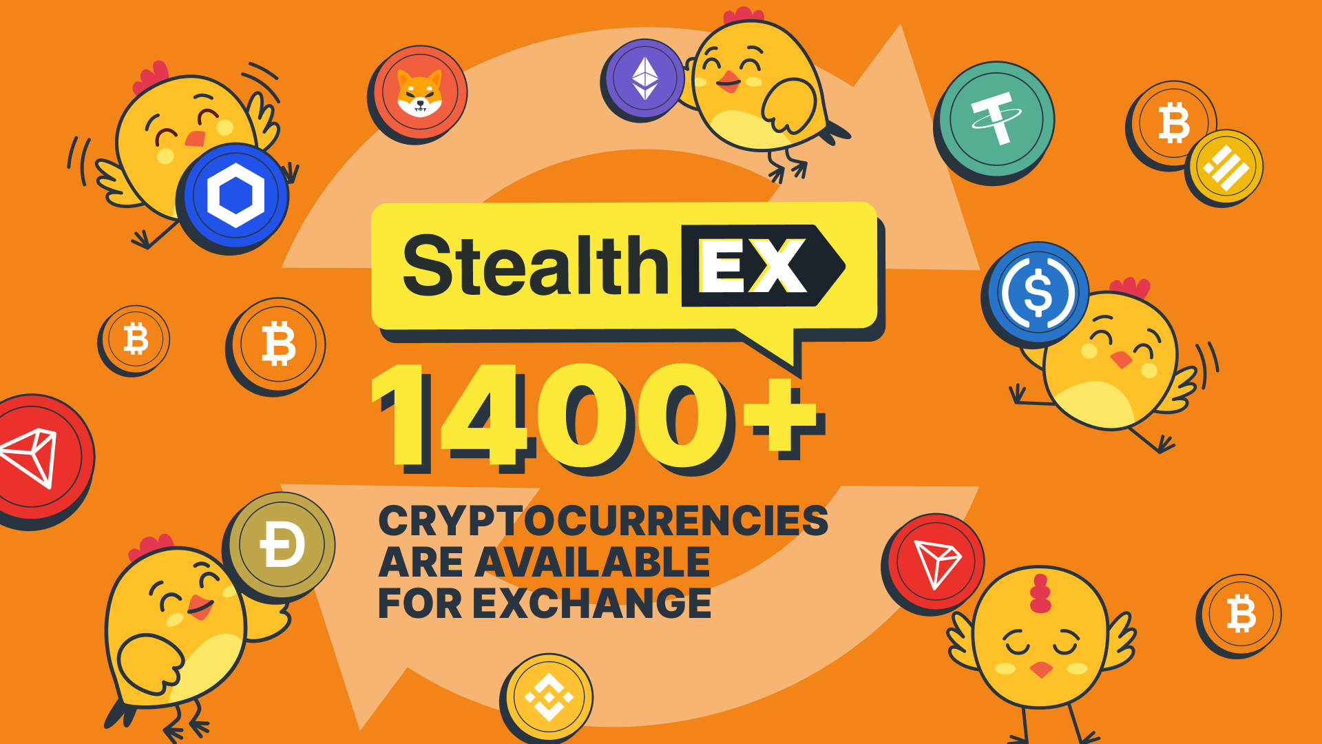 StealthEX Hits Milestone: 1400 Cryptos Are Now Available for Exchange!