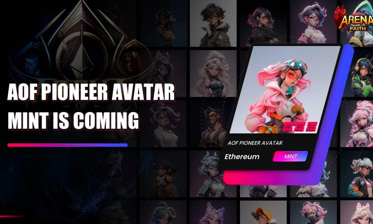 Arena Of Faith Will Launch the Pioneer Avatar NFT Mint Event on September 14