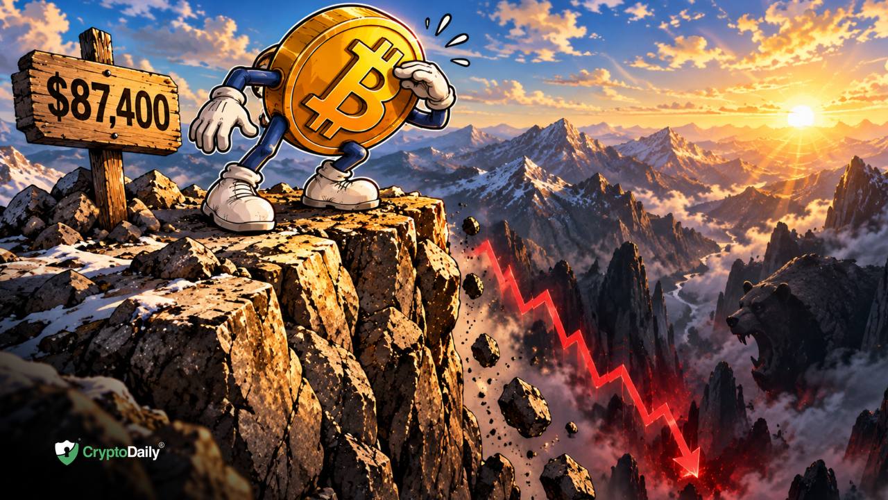 Bitcoin Hits $87,400 Local Top: How Deep Will the Correction Go?