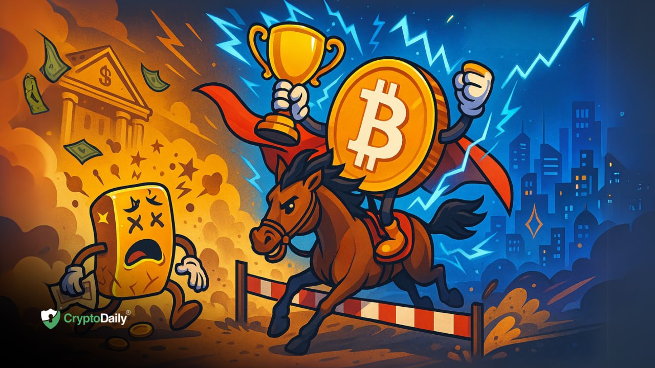 Bitcoin (BTC) surges to $93,900 and takes the reins from gold