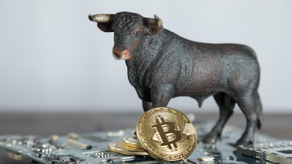 Bitcoin bullish flag prepares for breakout