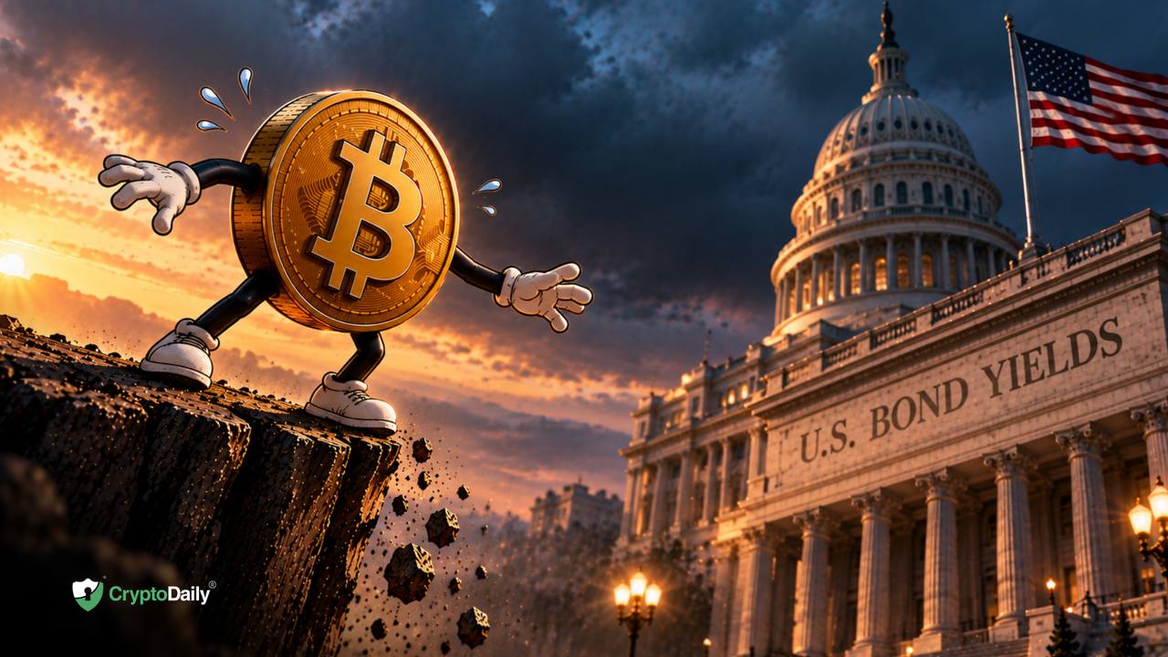 Bitcoin nears the brink as US bond yields surge again