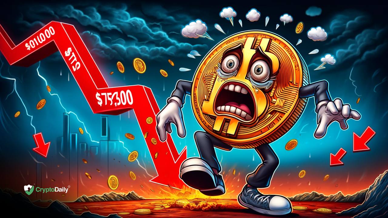 Bitcoin (BTC) Remains at Risk After Plunging Below $75,000 on Monday