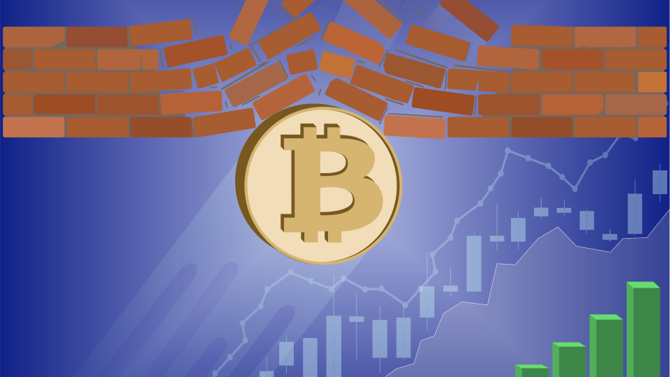 Bitcoin and crypto break out but meet resistance