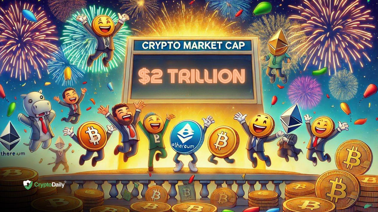 Crypto total market cap hits $2 trillion
