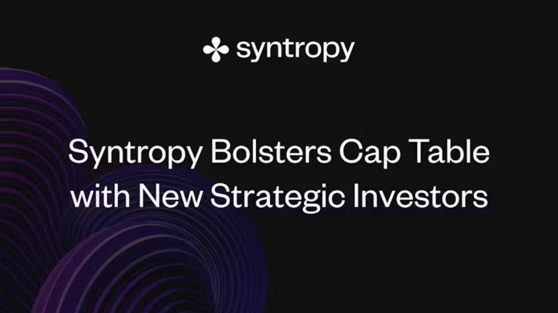 Syntropy Raises Additional Funding To Unlock Potential In Web 3 Data Infrastructure Space