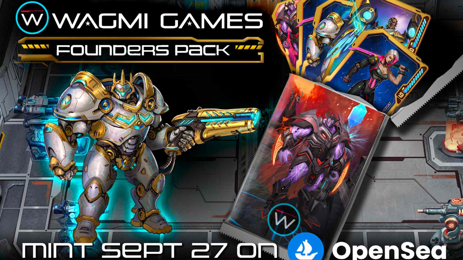OpenSea Will Launch WAGMI Games Founder’s Packs on September 27