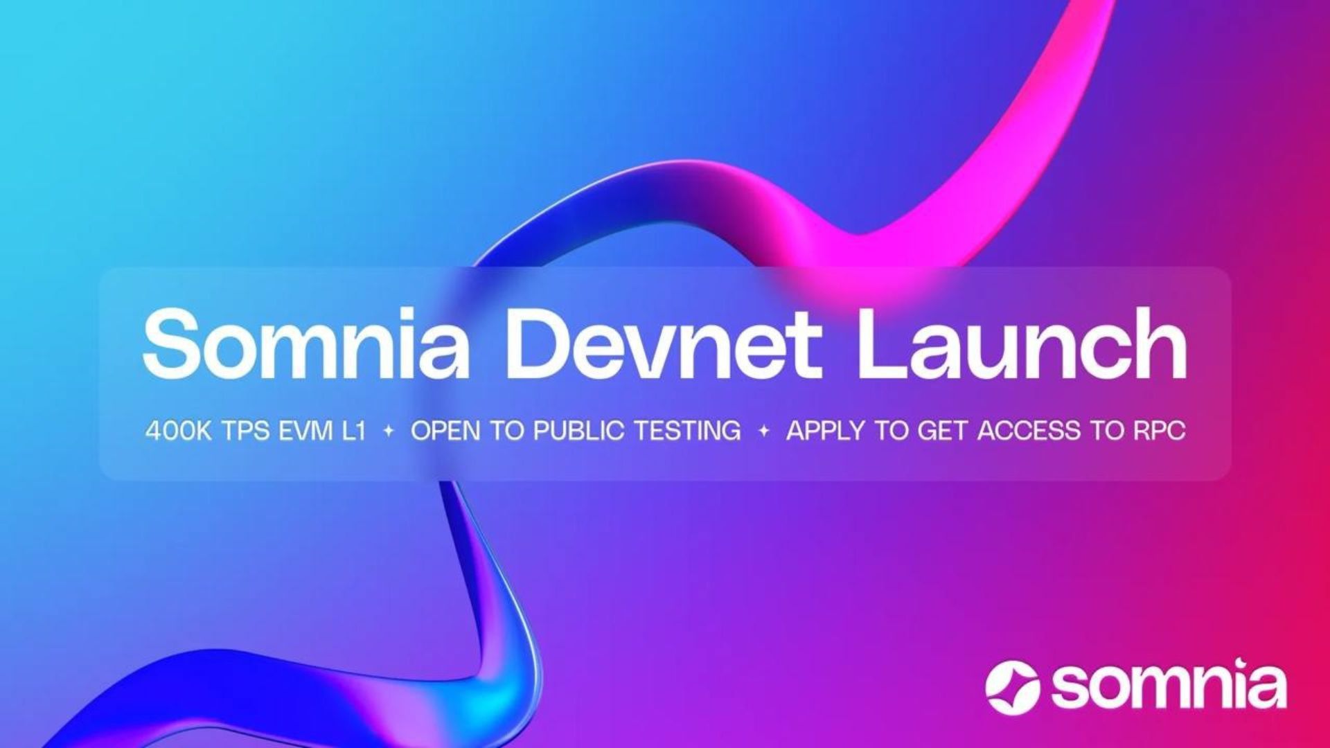 Somnia Launches Its Devnet Blockchain Program Offering Developers $10 Million In Grants