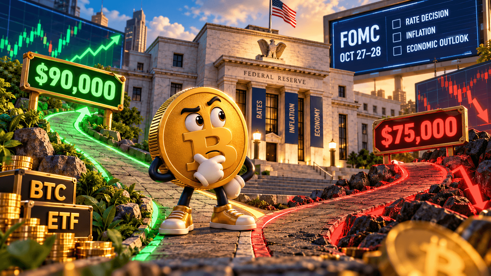 Bitcoin Holds Near $80K as Fed Decision Puts BTC at a Critical Turning Point