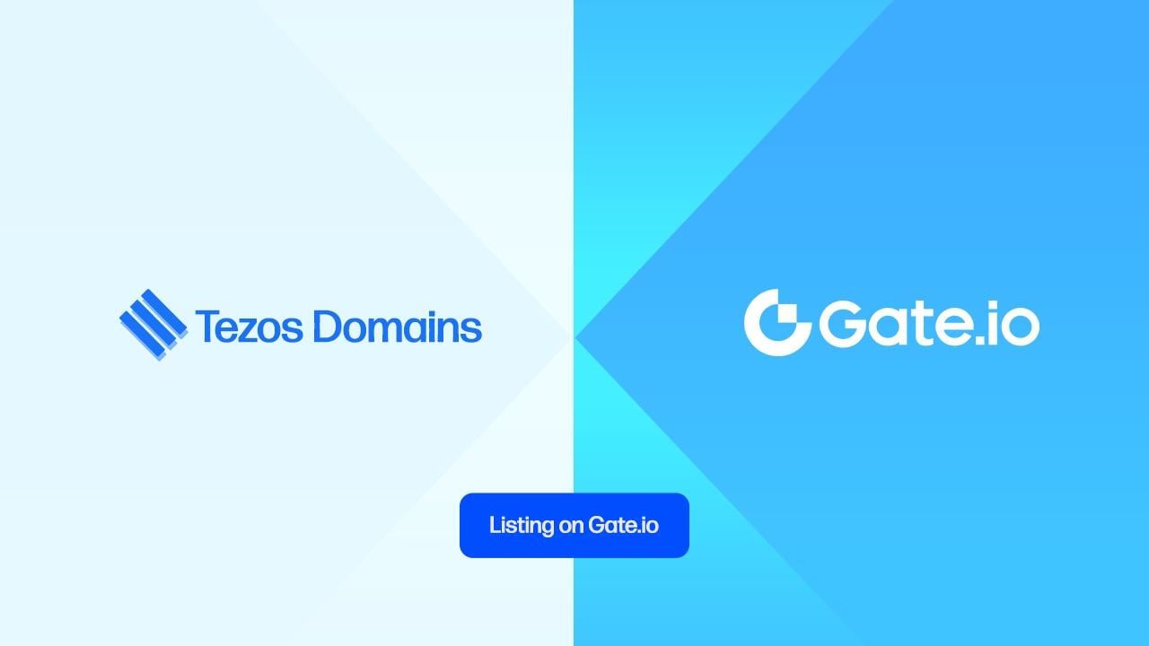Tezos Foundation backed Tezos Domains announces Gate.io listing with 500,000 $TED competition.