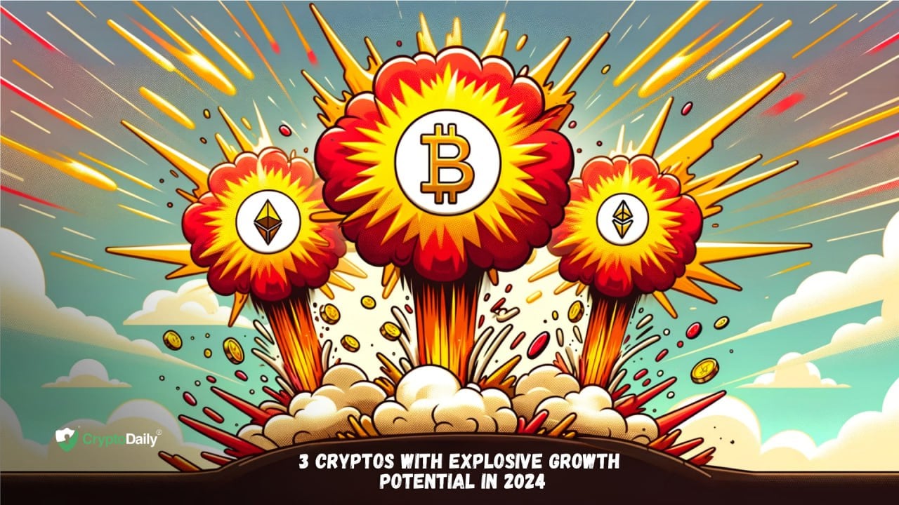 3 Cryptos with Explosive Growth Potential in 2024