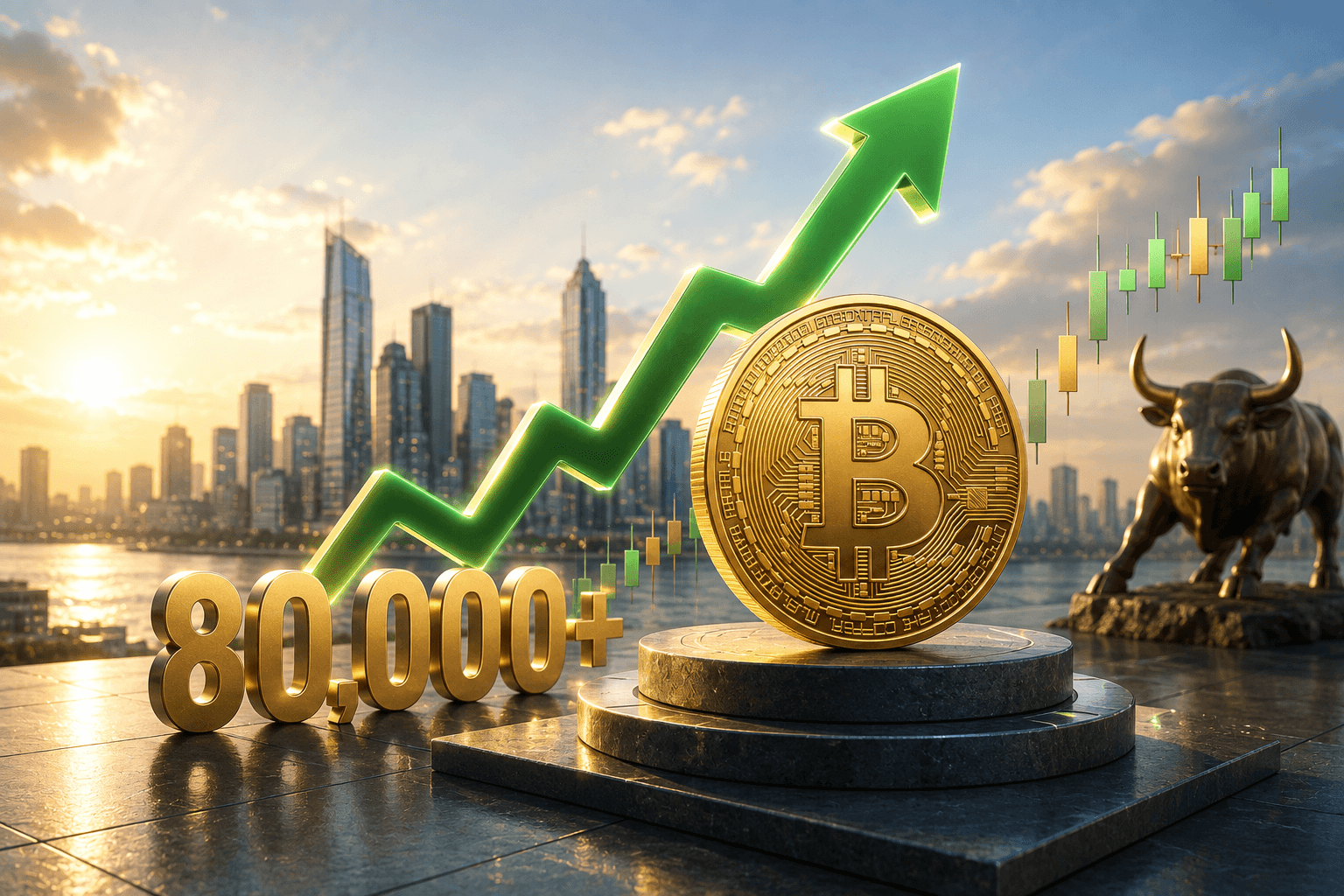 Bitcoin Breaks $80,000 as August Gain Reaches 28%