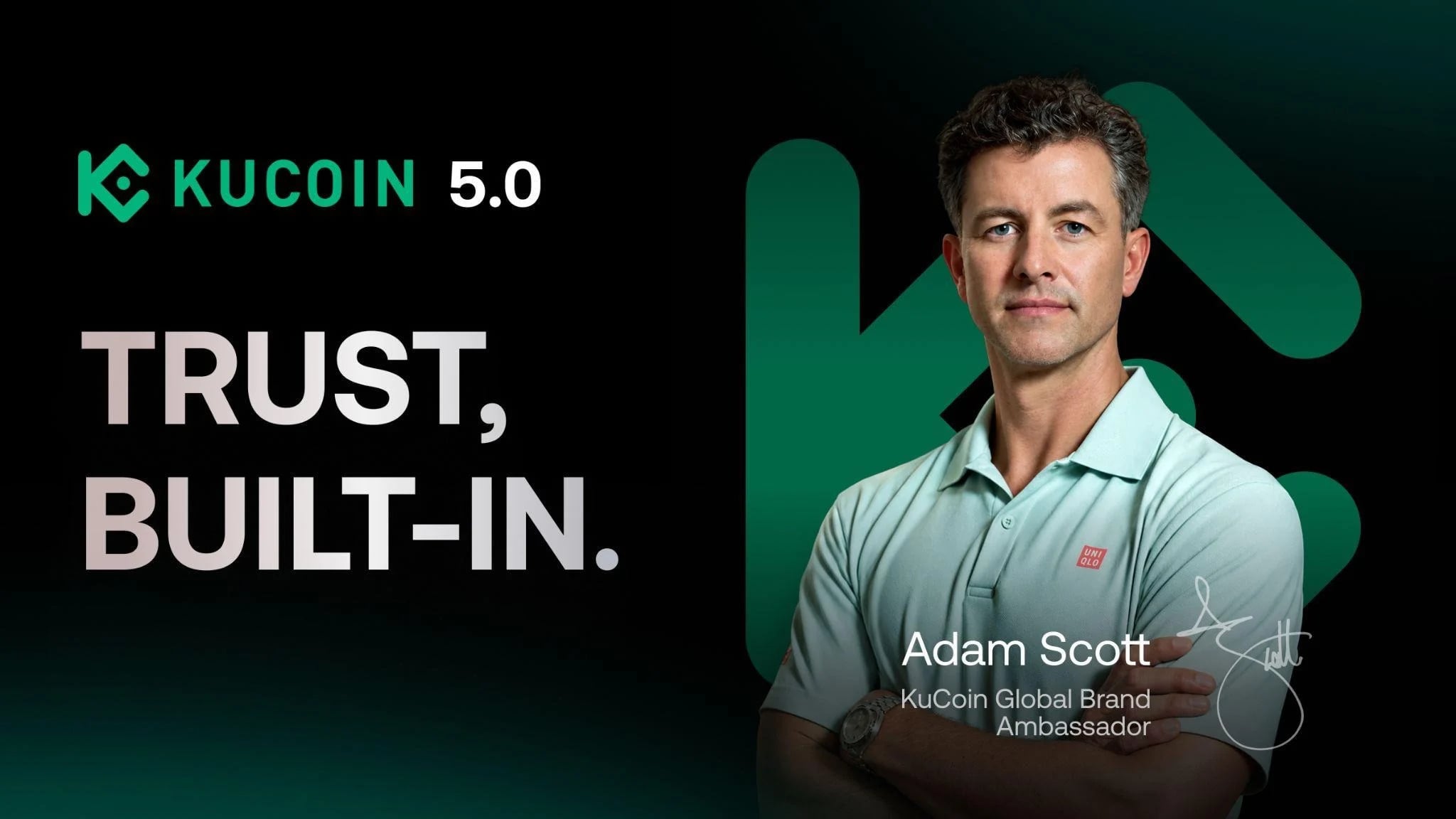 KuCoin Taps Golf Champion Adam Scott for Global Campaign as Platform Enters 5.0 Era