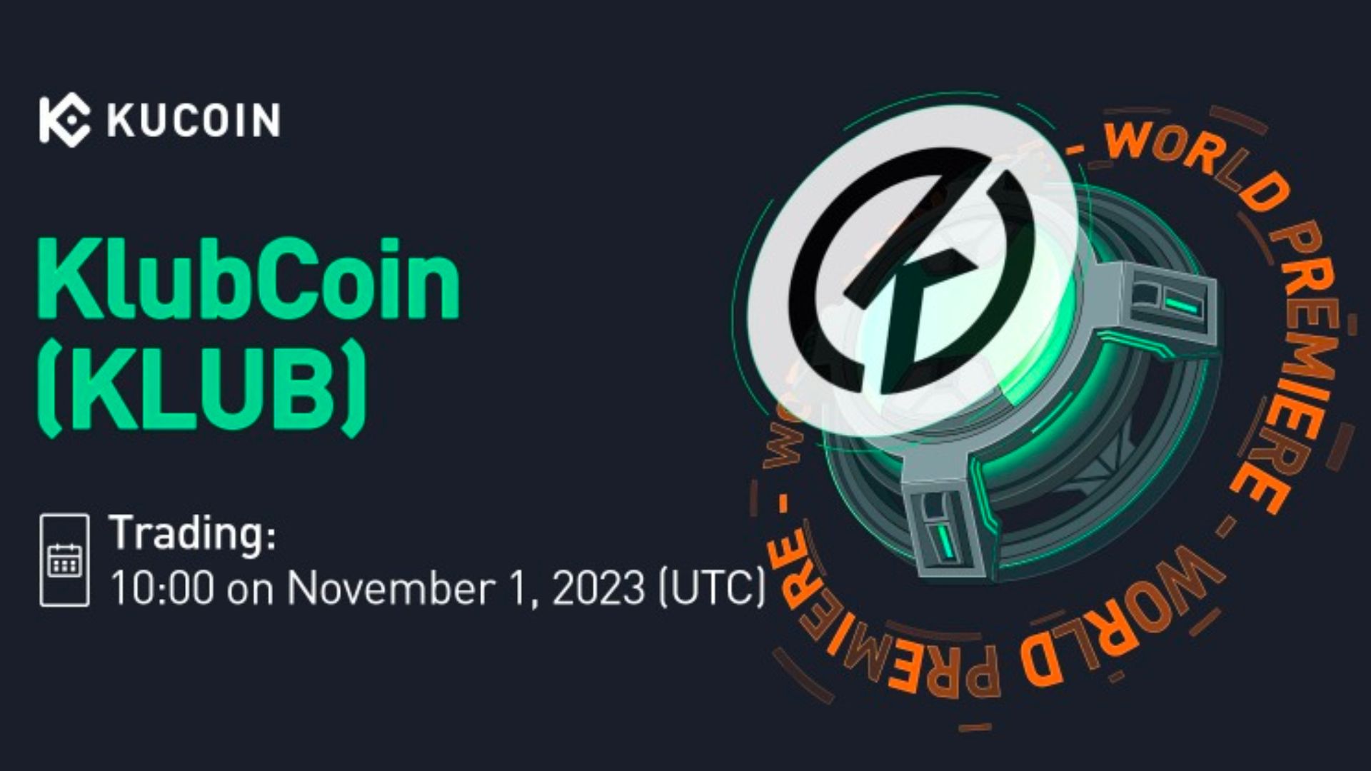 KlubCoin (KLUB) Is Listed on KuCoin!