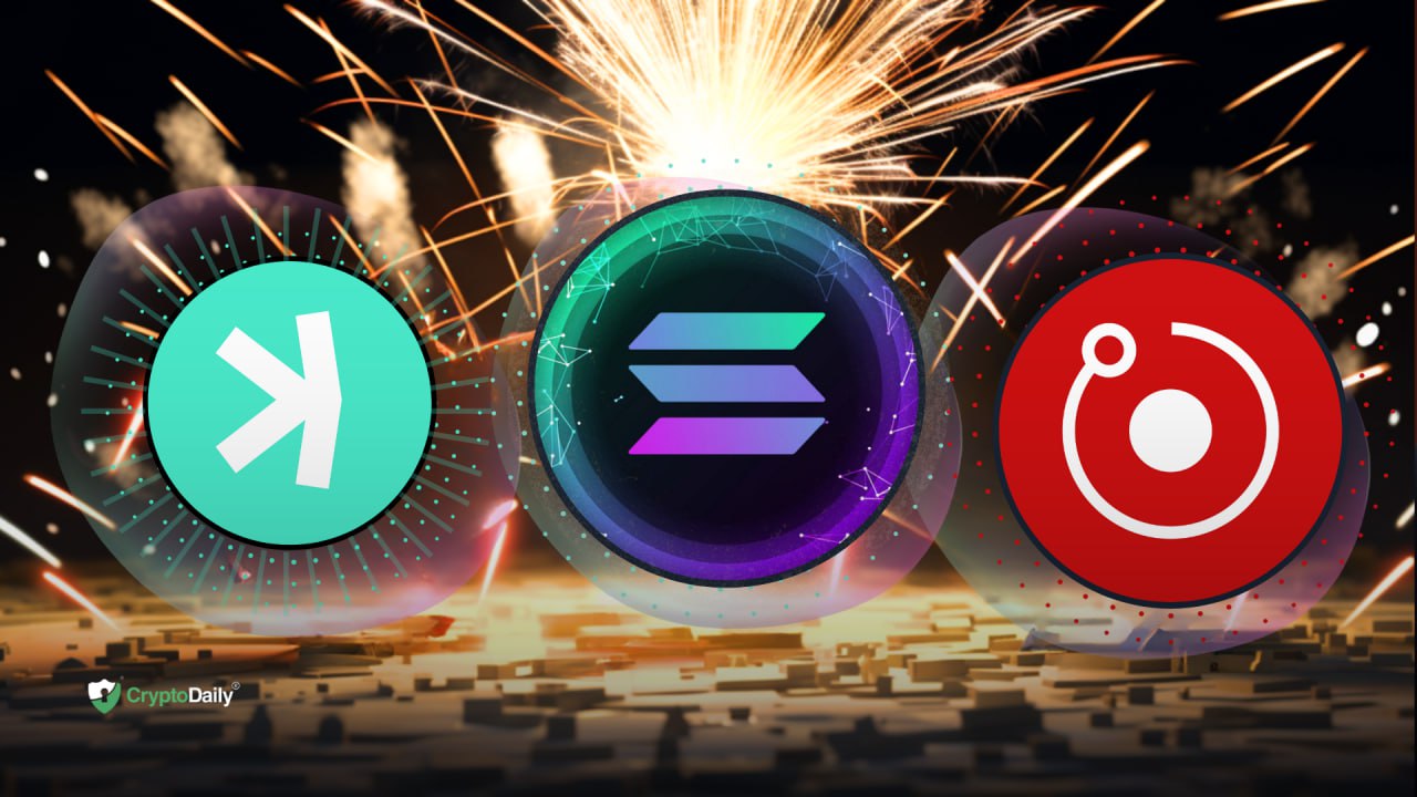 Crypto fireworks as Kaspa (KAS), Render (RNDR) and Solana (SOL) smash resistances