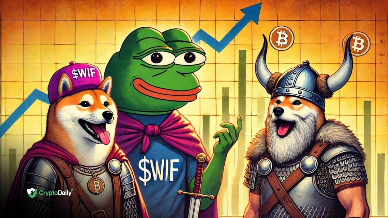 Memecoins sniff out crypto resurgence - $PEPE, $WIF, and $FLOKI explode