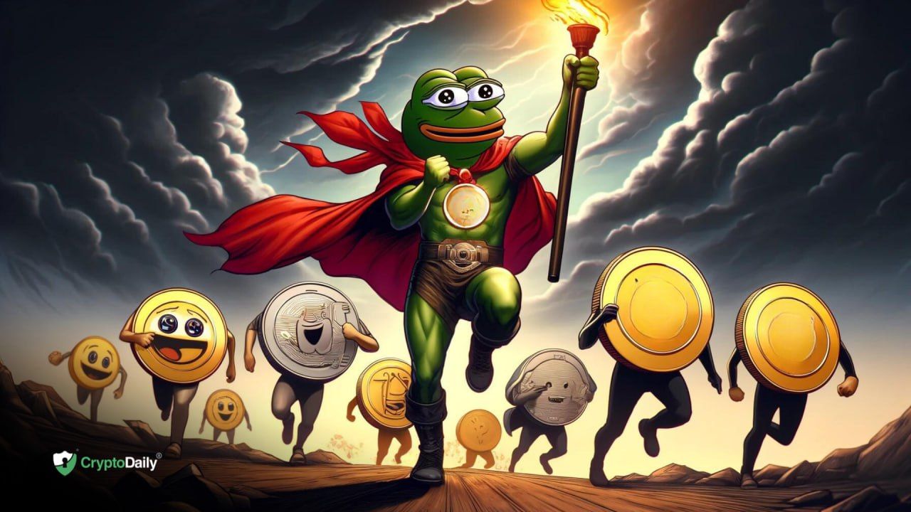 Memecoins buck the weak crypto trend - $PEPE leads the way