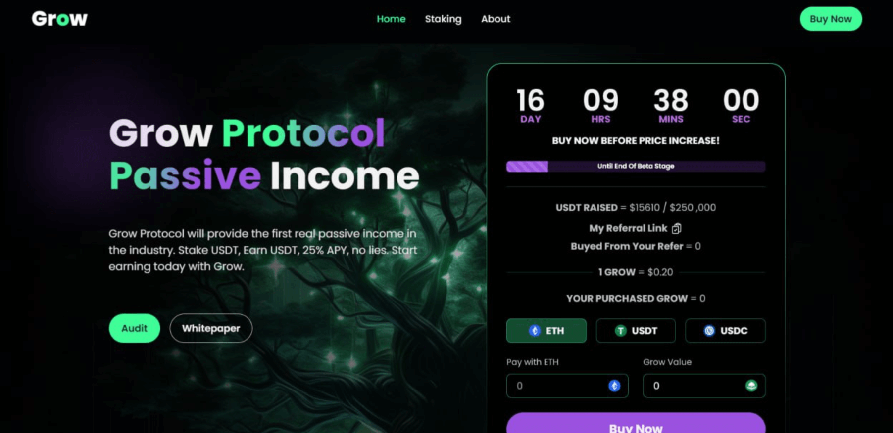 Grow Protocol Raises Over $15k In First Hours Of ICO Start