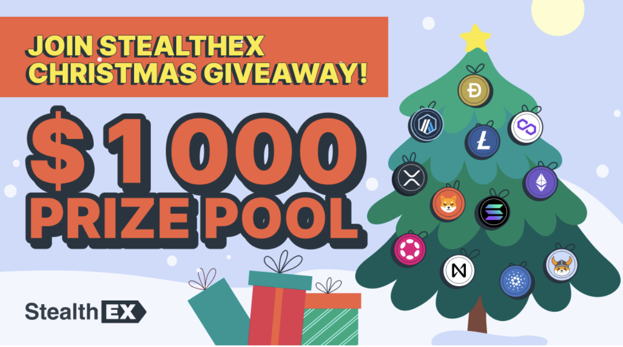 Swap on StealthEX and Win a Special Christmas Giveaway!