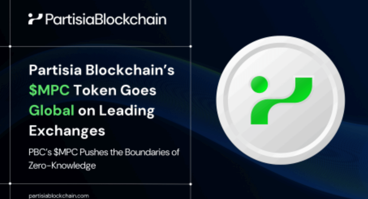 Partisia Blockchain's MPC Token Makes Waves with Listing on Multiple Prominent Exchanges