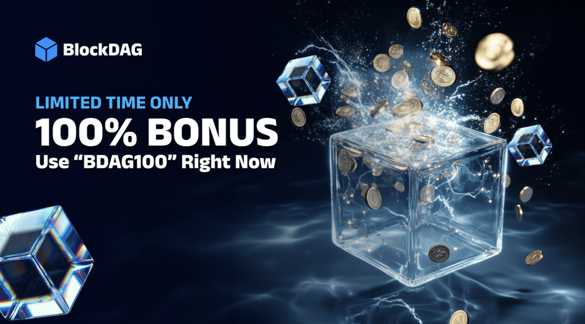 BlockDAG's 100% Bonus Offer Ending Soon—Secure Double Rewards Before It's Gone, While TON Declines & SUI Climbs High