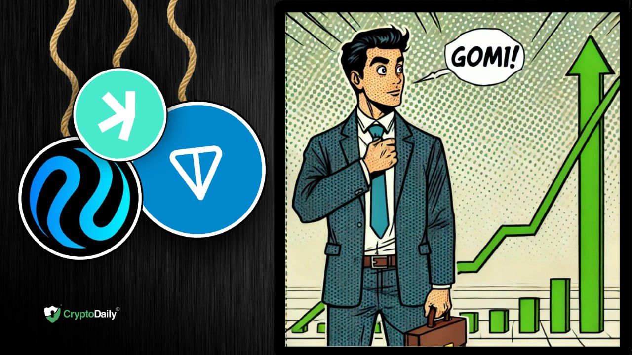 3 top altcoins in the green for last seven days - $TON, $KAS, and $INJ