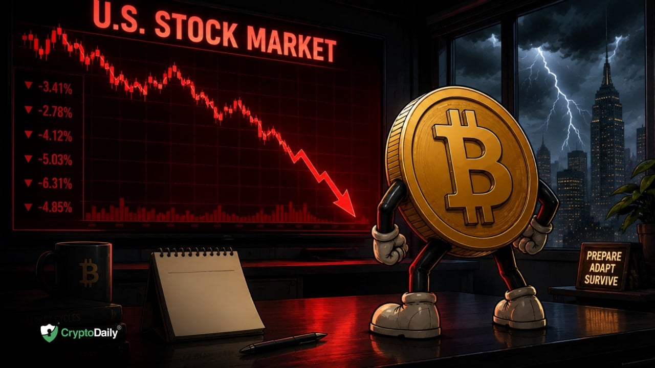 U.S. Stock Market on the Brink: Will a Crash Drag Bitcoin Down With It?