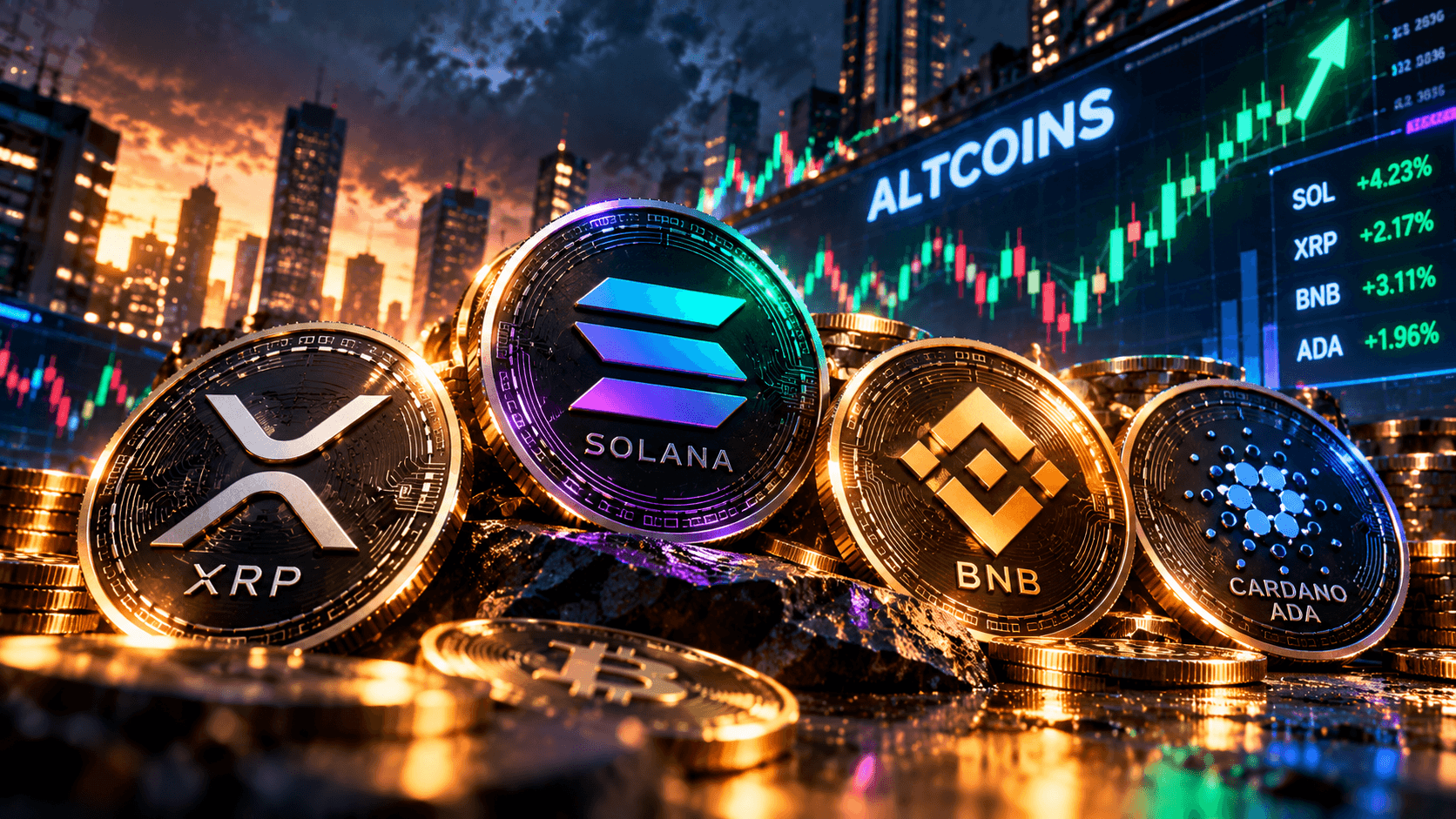 Altcoin Season 2026? Solana, XRP and BNB Face a Fed Test as Bitcoin Dominance Holds Above 60%