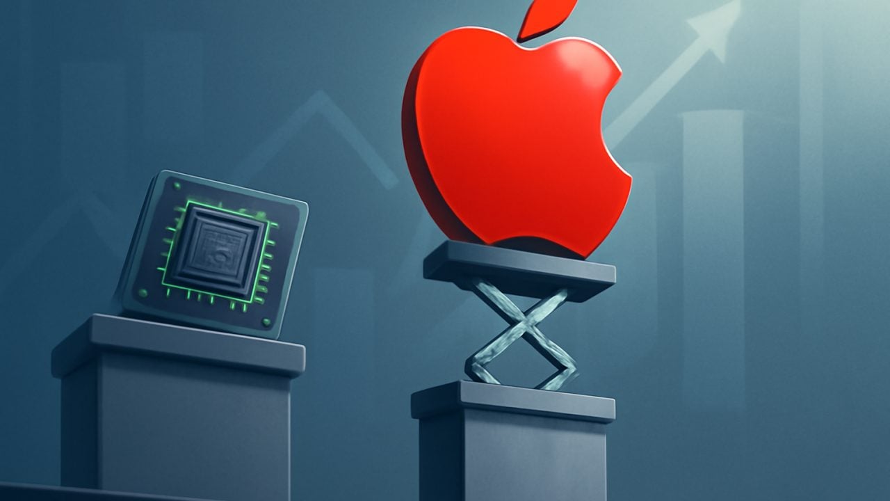 Apple Rises Above Nvidia — Hydraulic Podium Lift
