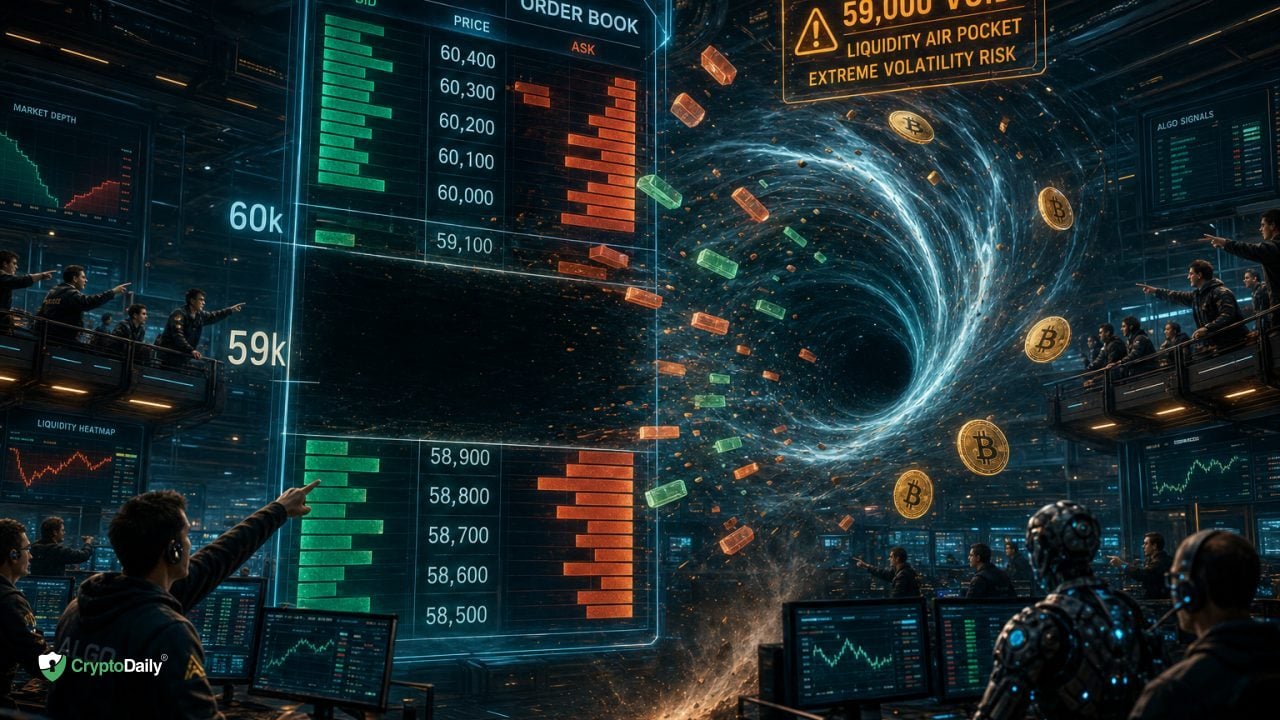 Bitcoin Liquidity Vacuum: Why Traders Are Now Watching the $59K Air Pocket