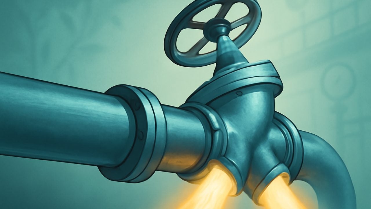 Comcast spin-off value unlock &mdash; diverter valve splitting the flow