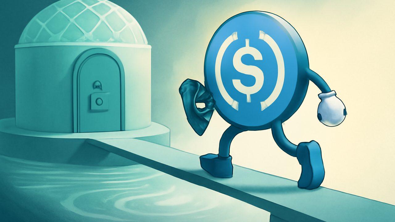 USDC Crossing a Secure Bridge into a Privacy Vault