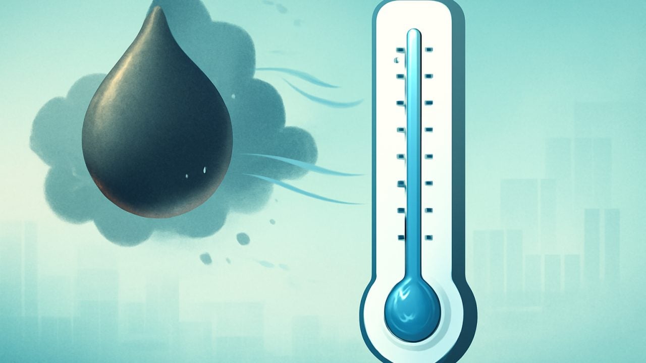 Oil Storm Clears, Thermometer Drops