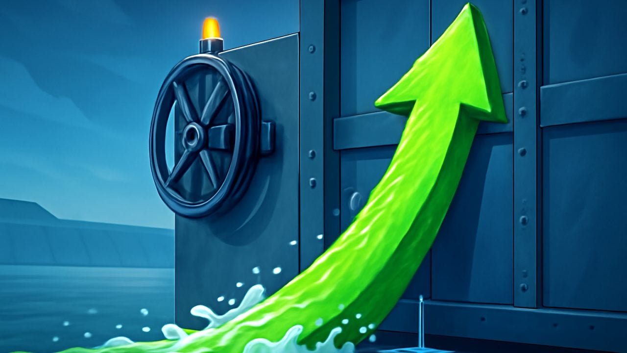 Sluice Gate Patience — Water Arrow Pressing on the % Valve