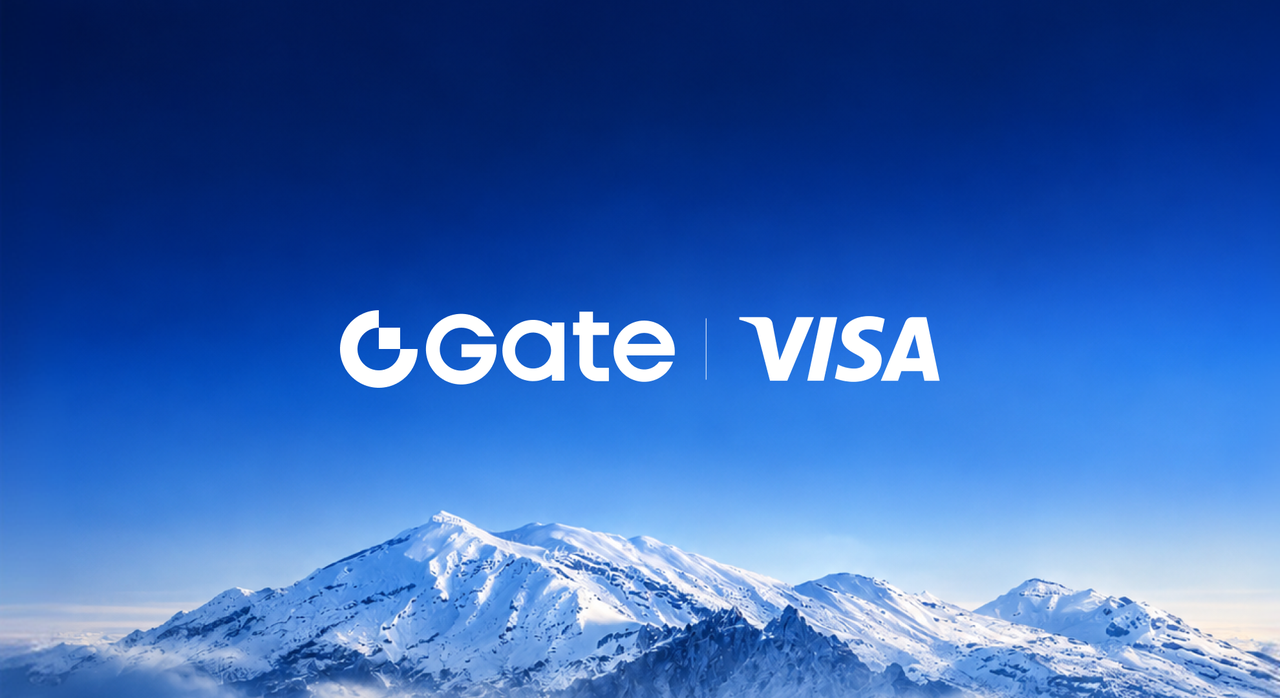 Official Gate&ndash;Visa partnership visual released with the October 8, 2026 announcement.