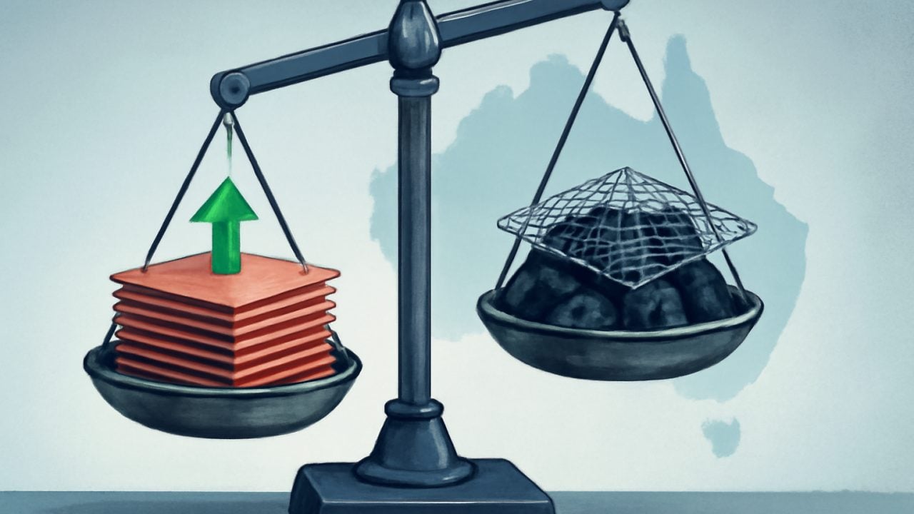 Balancing the Listing: Copper Rises, Coal Caught in the Screen