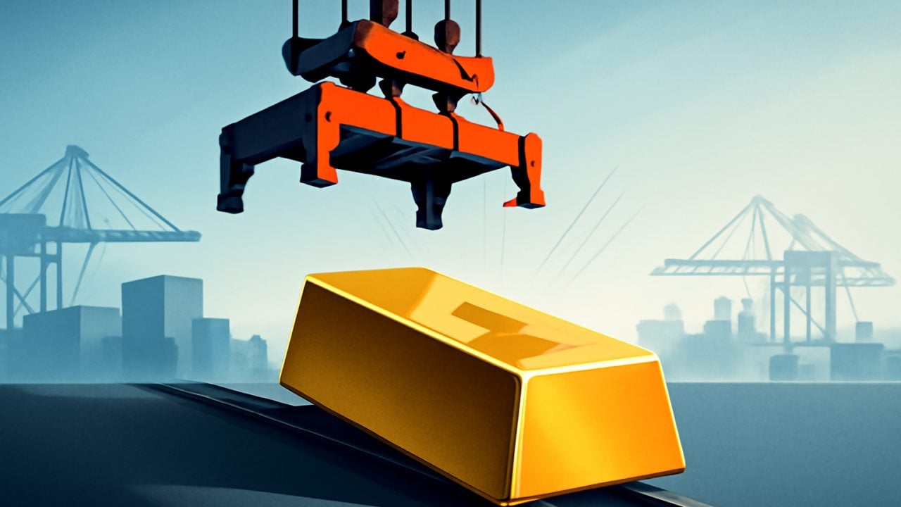 Gold Stalled at the Port