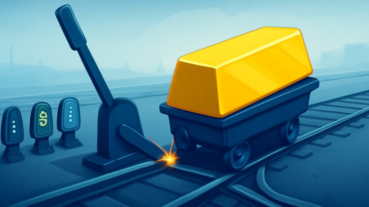 Gold Price Today &mdash; Track Switch Decides the Route