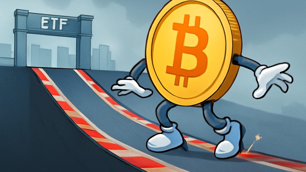 ETF gate opens, track dives