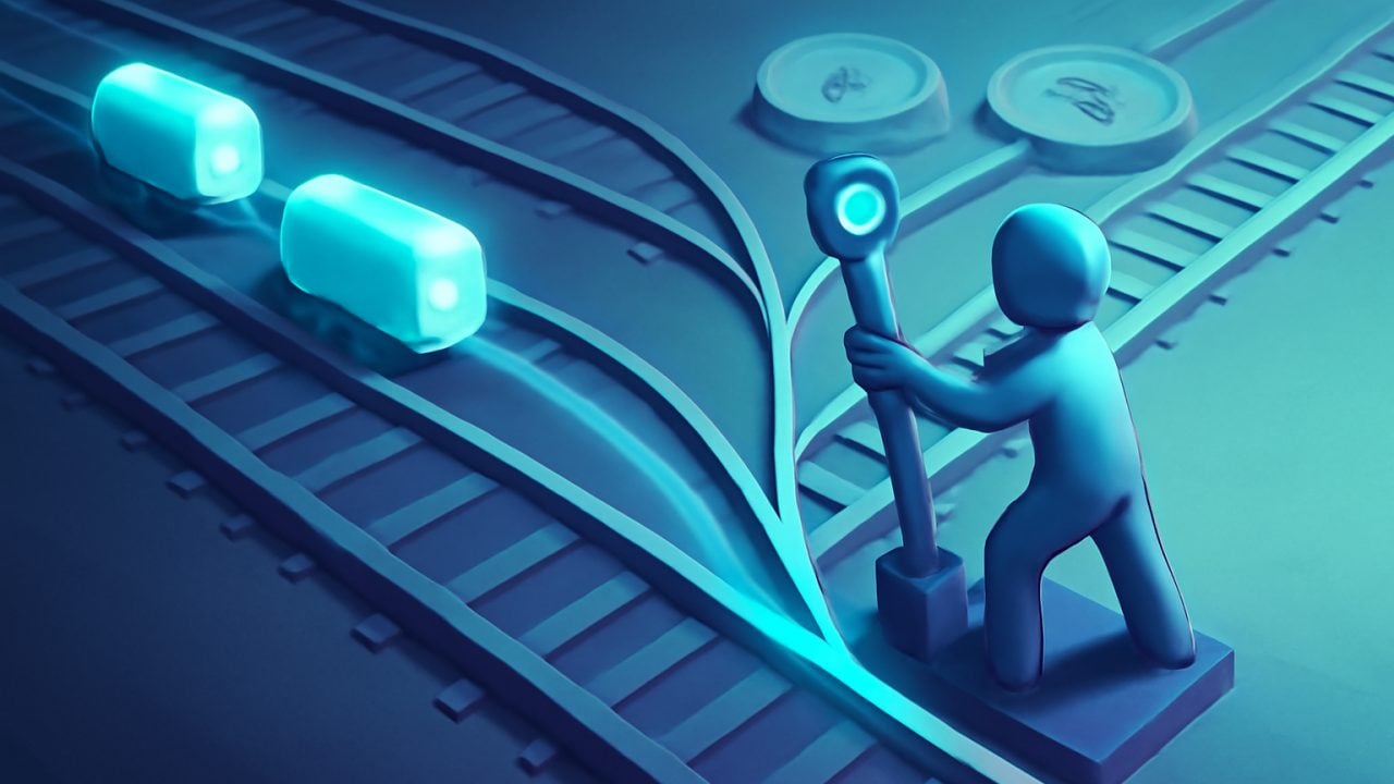 AI Rail Switchyard Steering Orders to Altcoins