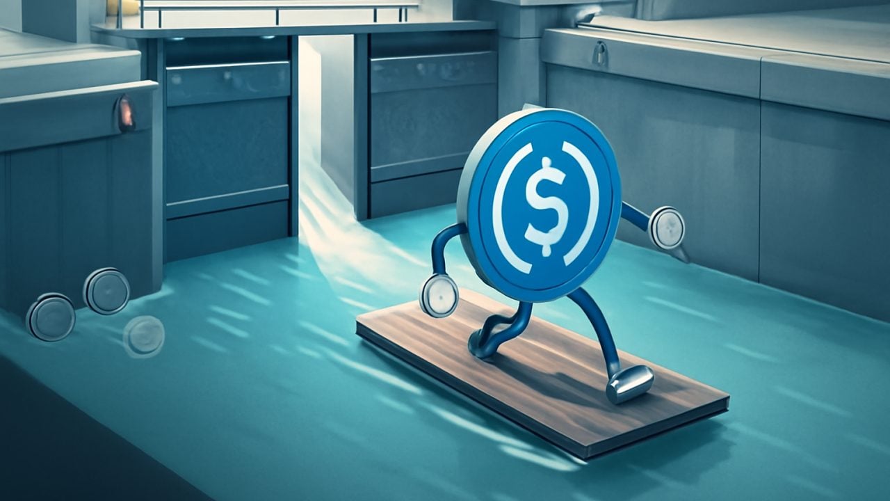 Liquidity gates channel volume to USDC