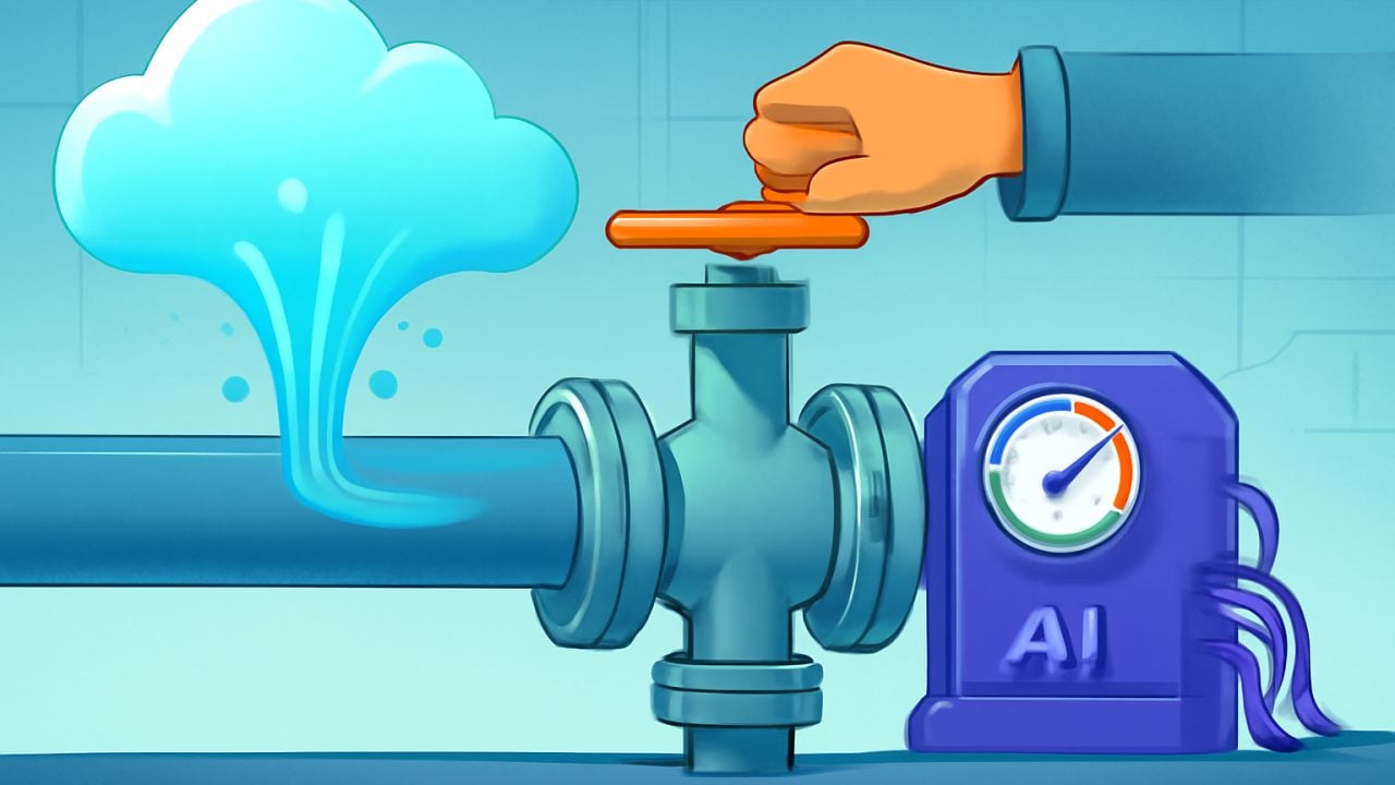 Azure Growth vs AI Spending &mdash; Split Budget Pipeline