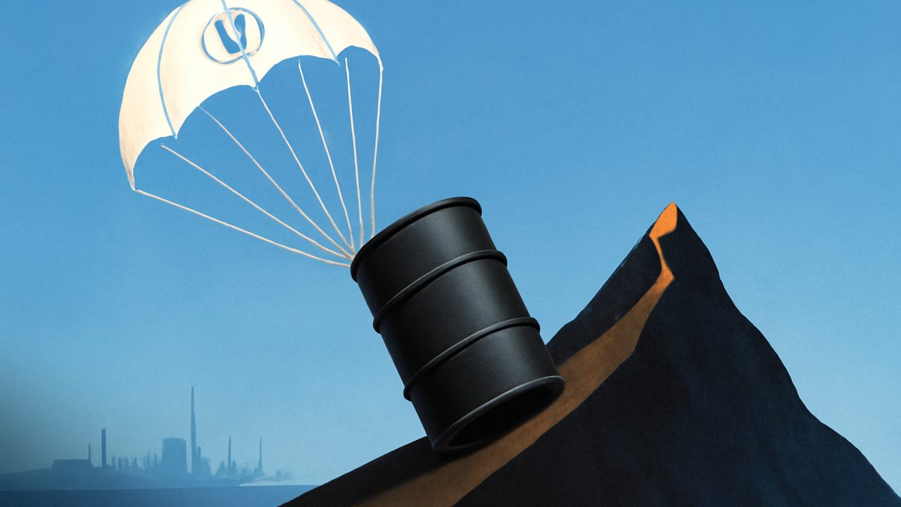 Pulled back from the peak—peace parachute slows Brent