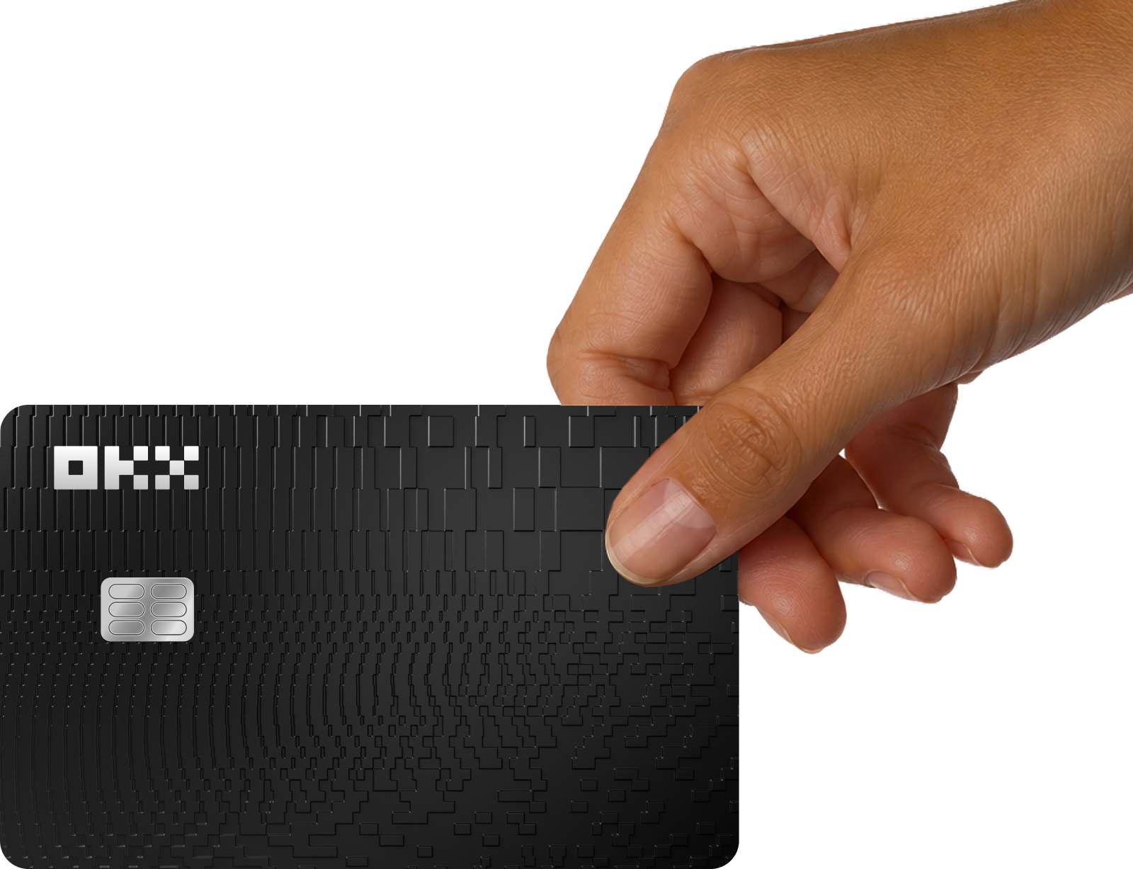 Official OKX Money card visual showing the product&rsquo;s card-spending functionality.