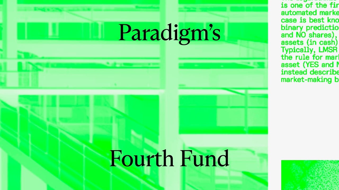 Header image from Paradigm&rsquo;s July 8, 2026 announcement &lsquo;Announcing Our Fourth Fund&rsquo; &mdash; visual evidence of the firm&rsquo;s $1.2B fund and public shift to include AI and robotics investments.