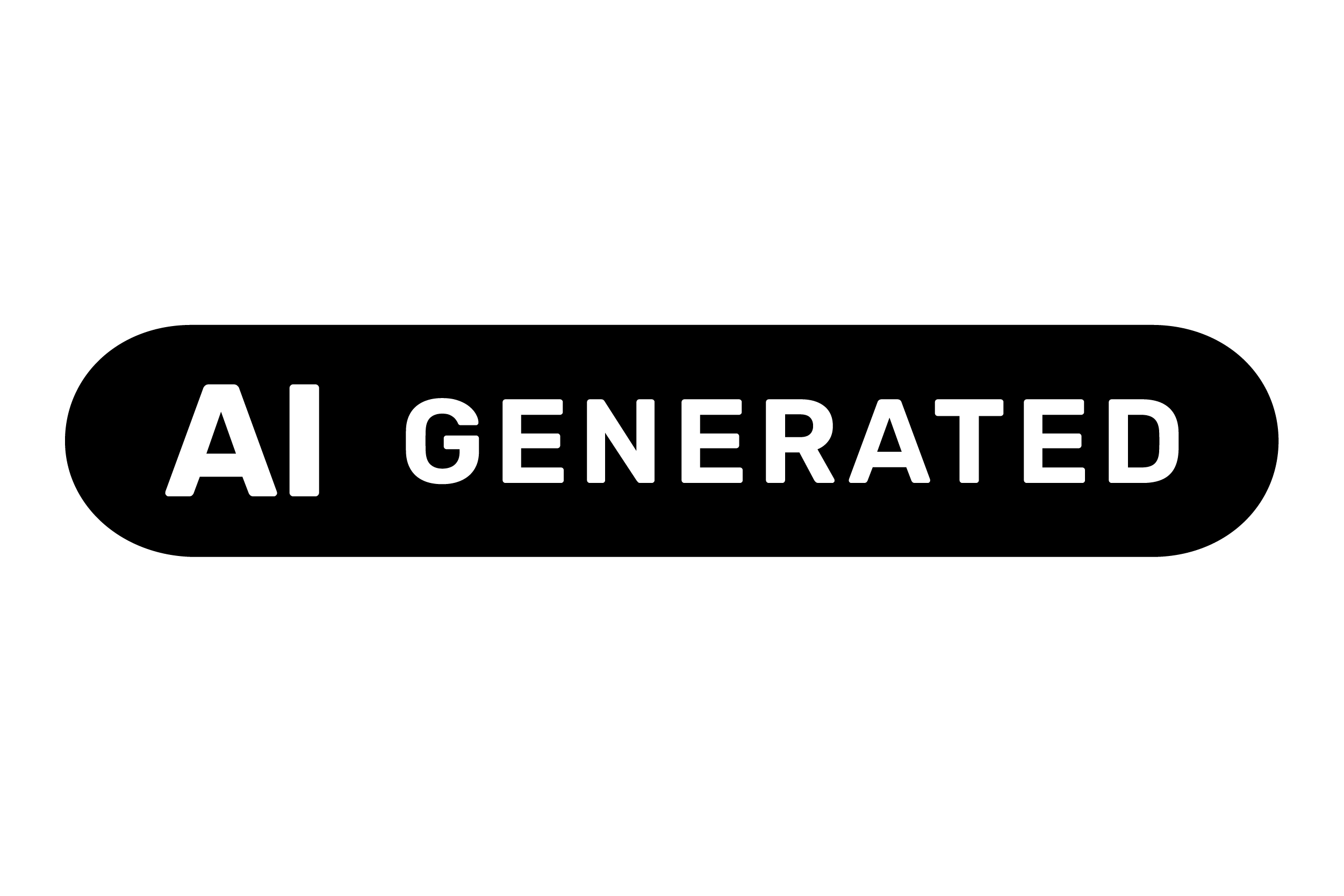 One of the EU&rsquo;s official 'AI' icons ("AI GENERATED") for labelling AI‑generated/modified content &mdash; a visual compliance tool tied to Article 50 and the EU Code of Practice, useful for identifying deepfakes and synthetic media.