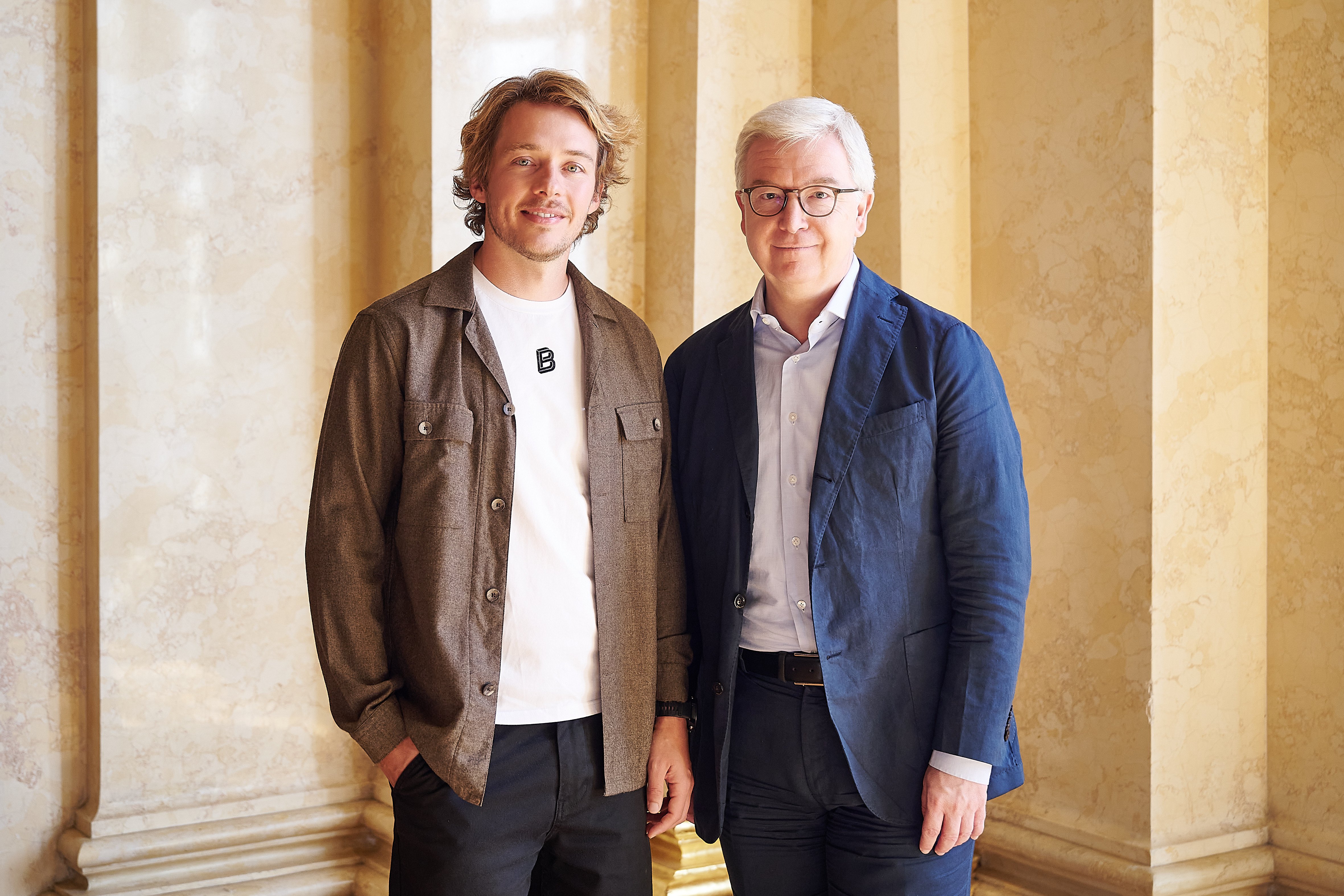 Christian Trummer, Co-CEO of Bitpanda, and Michael H&ouml;llerer, CEO of Raiffeisen Bank International; photo by Sabine Klimpt.