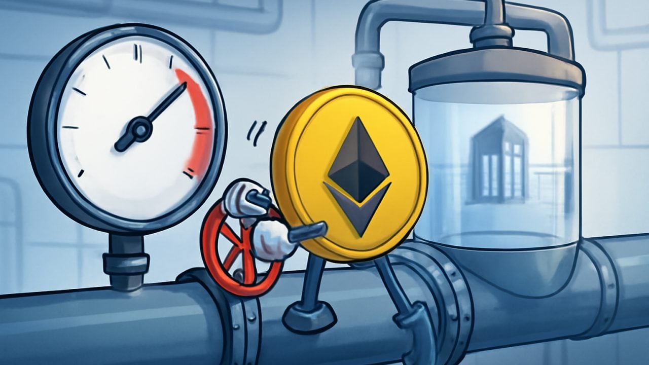 ETH Valve Control Under Drawdown Pressure