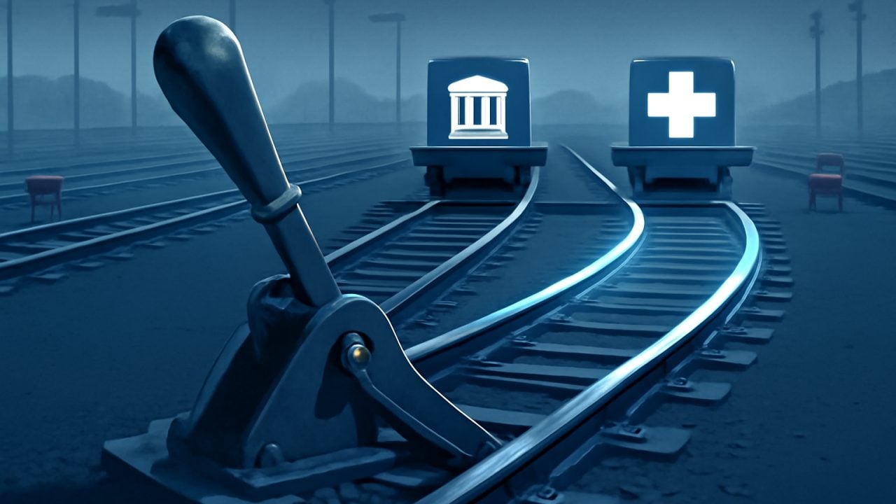 Sector Switch: Tracks Favor Banks & Healthcare
